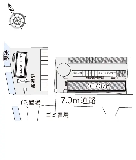 ★手数料０円★加古川市平岡町一色　月極駐車場（LP）